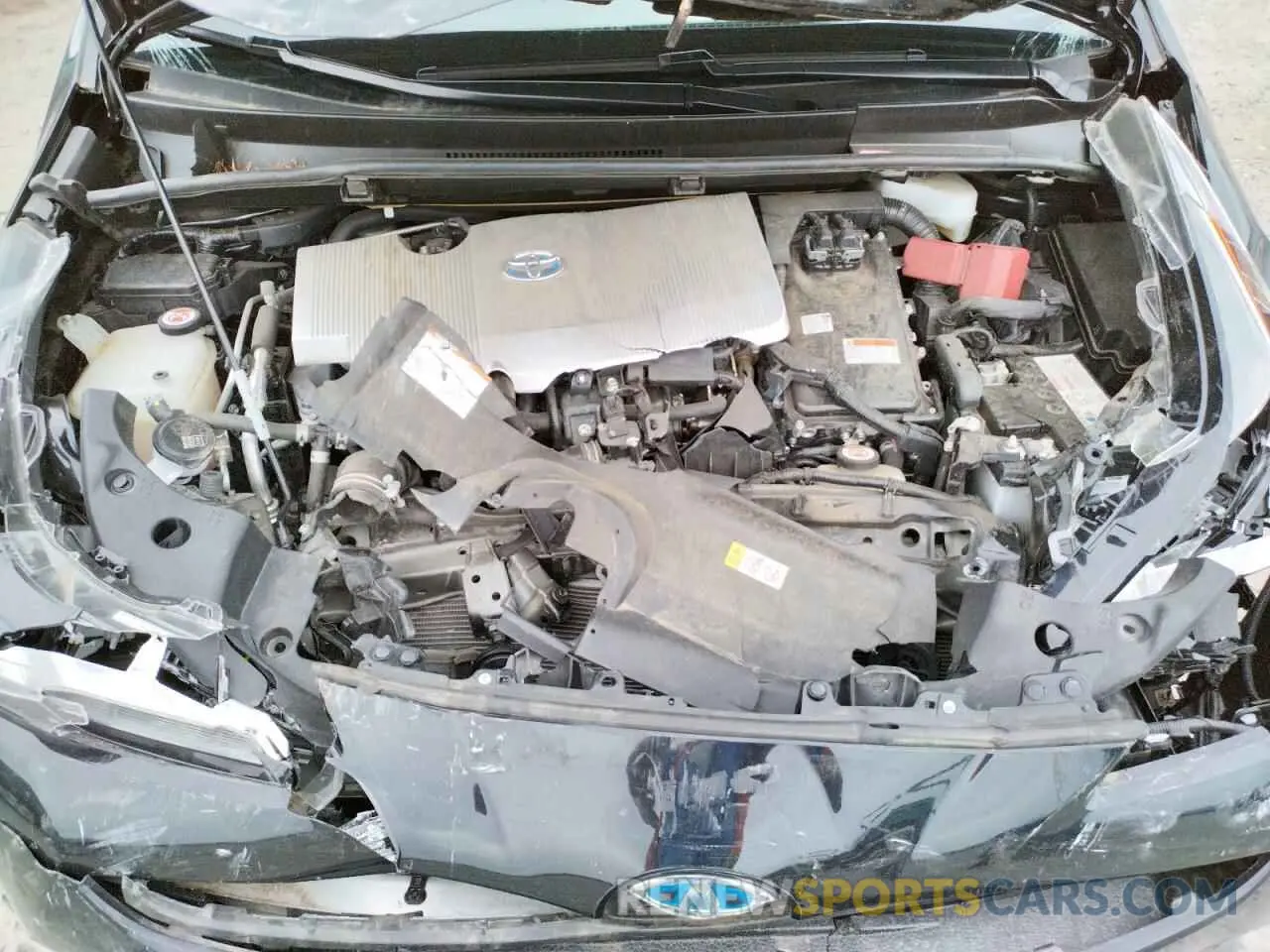 7 fotografías del automóvil dañado JTDKARFU9L3107524 TOYOTA PRIUS 2020