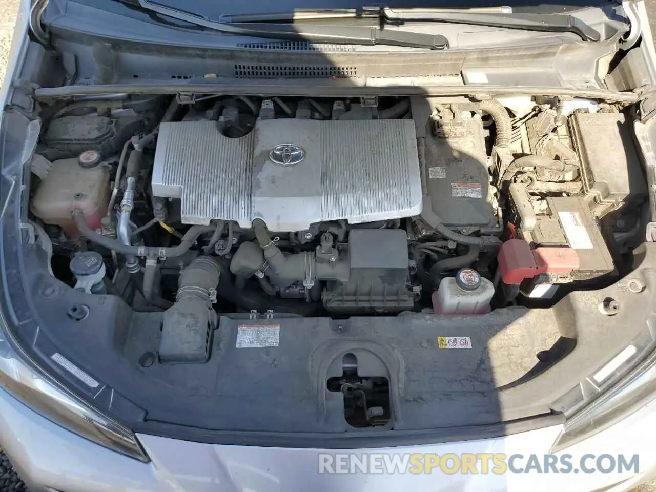 11 fotografías del automóvil dañado JTDKARFU9L3107880 TOYOTA PRIUS 2020