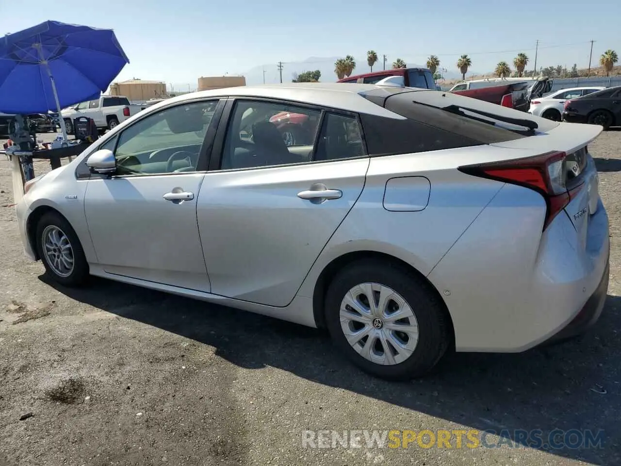 2 fotografías del automóvil dañado JTDKARFU9L3107880 TOYOTA PRIUS 2020