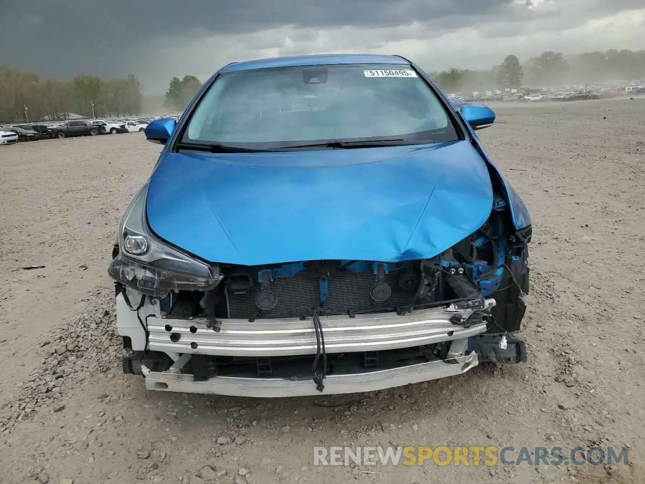 5 fotografías del automóvil dañado JTDKARFU9L3113937 TOYOTA PRIUS 2020