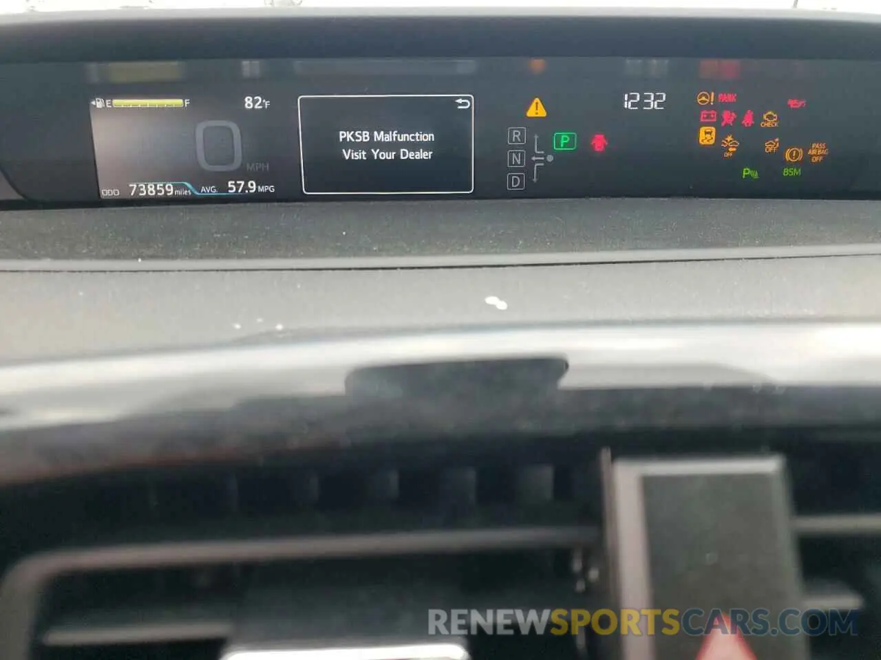 9 fotografías del automóvil dañado JTDKARFU9L3113937 TOYOTA PRIUS 2020