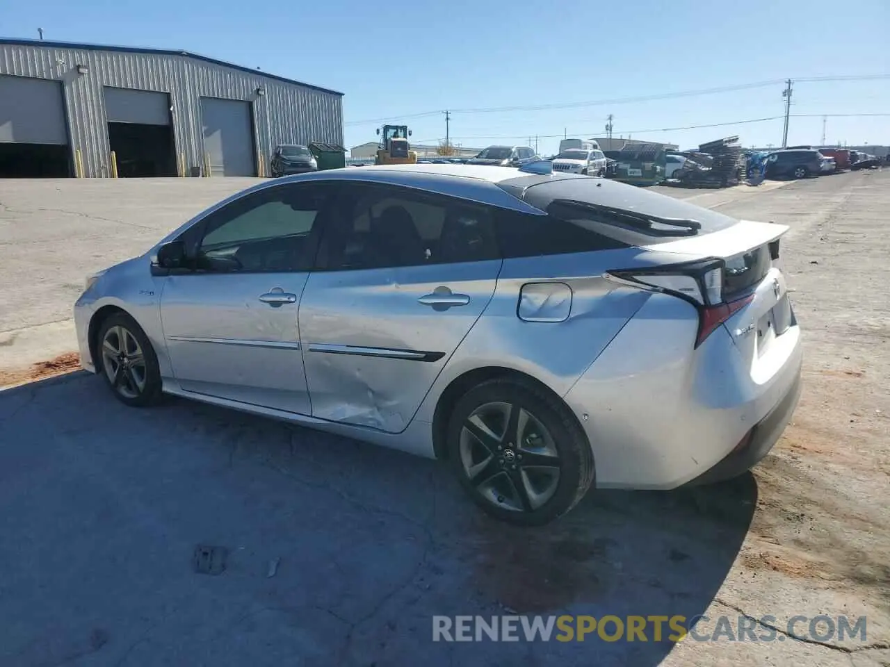 2 fotografías del automóvil dañado JTDKARFU9L3118491 TOYOTA PRIUS 2020