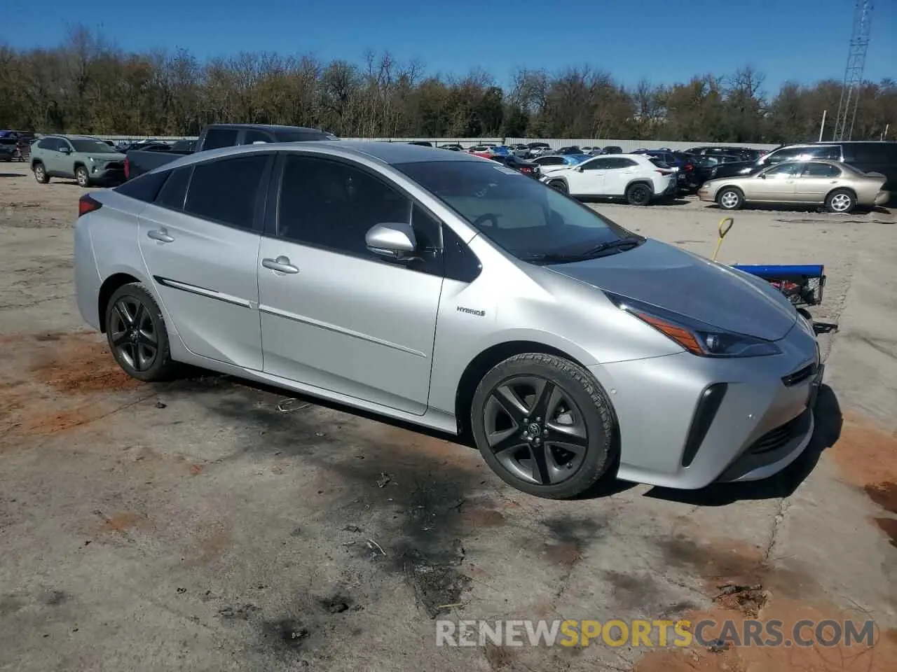 4 fotografías del automóvil dañado JTDKARFU9L3118491 TOYOTA PRIUS 2020