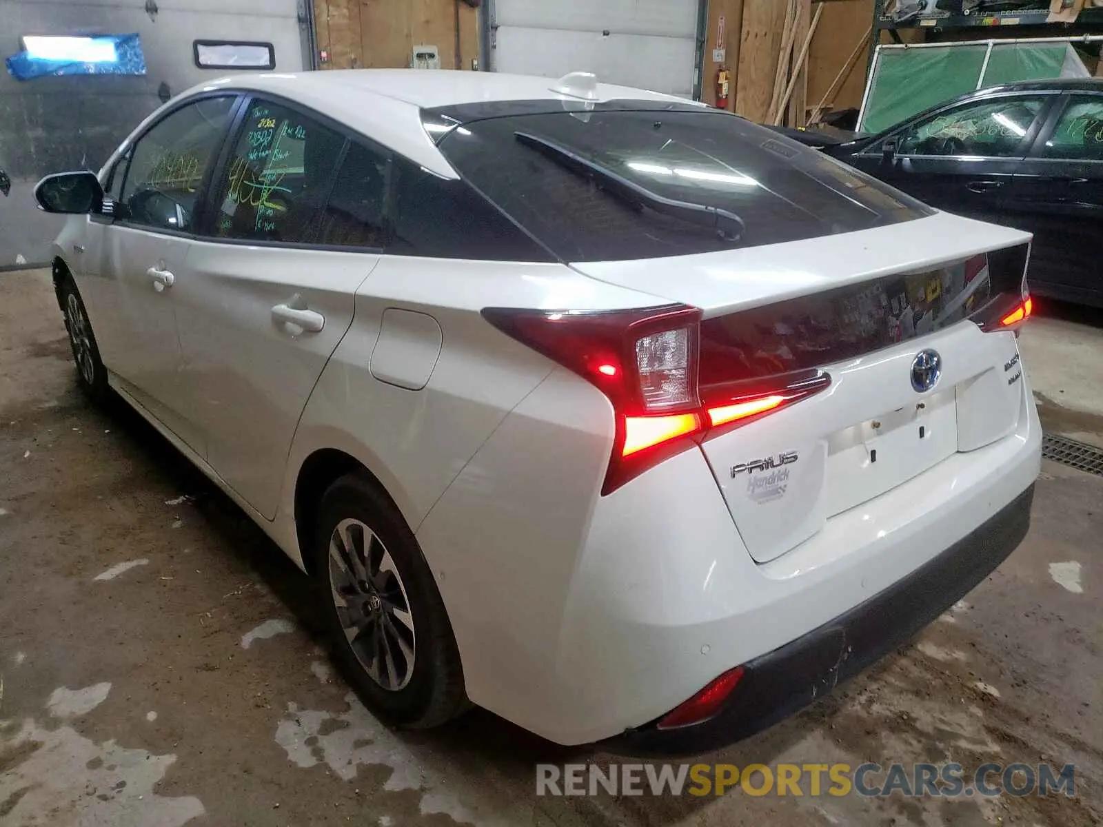 3 fotografías del automóvil dañado JTDKARFU9L3120225 TOYOTA PRIUS 2020