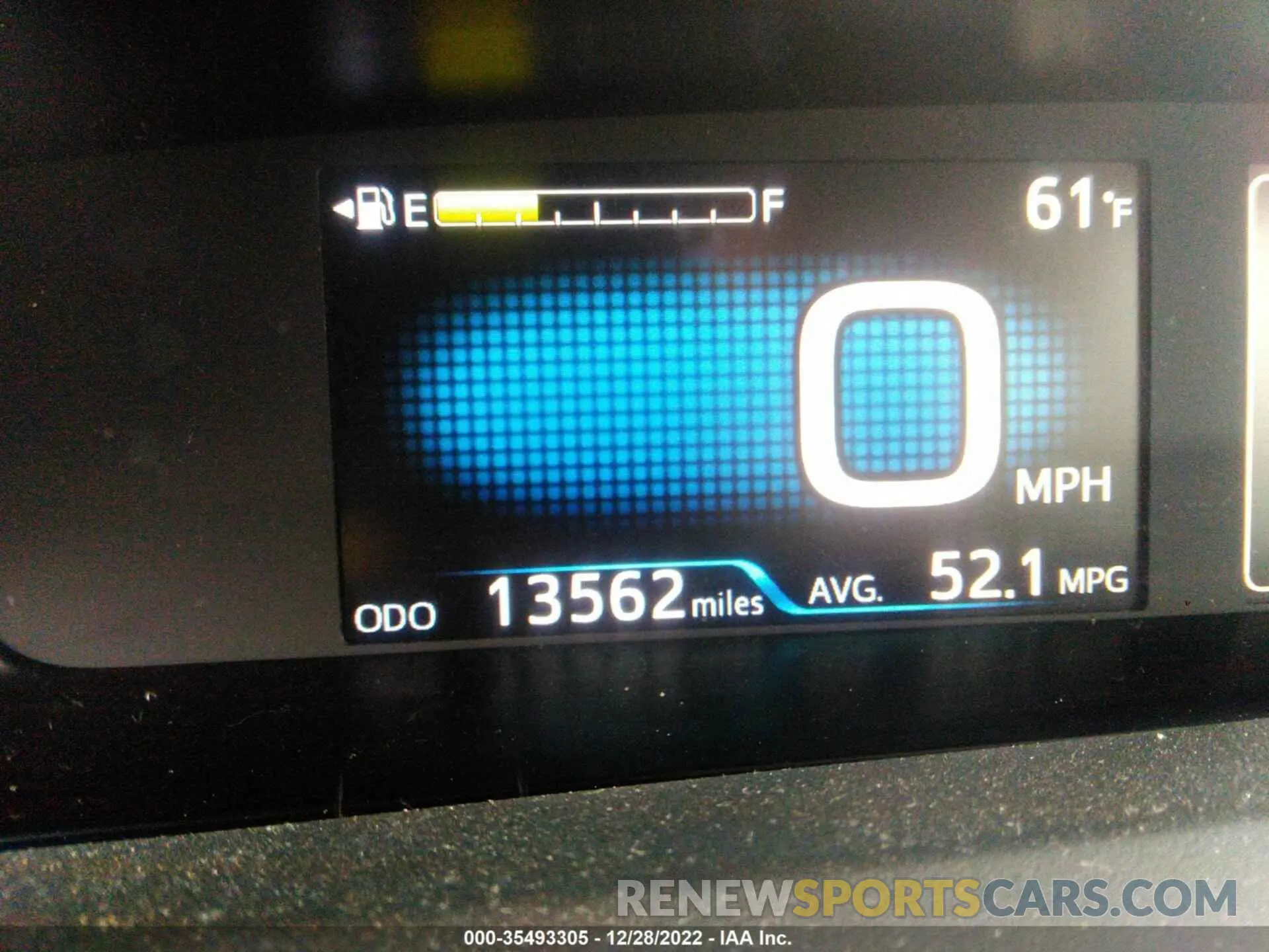 7 fotografías del automóvil dañado JTDKARFUXL3108617 TOYOTA PRIUS 2020