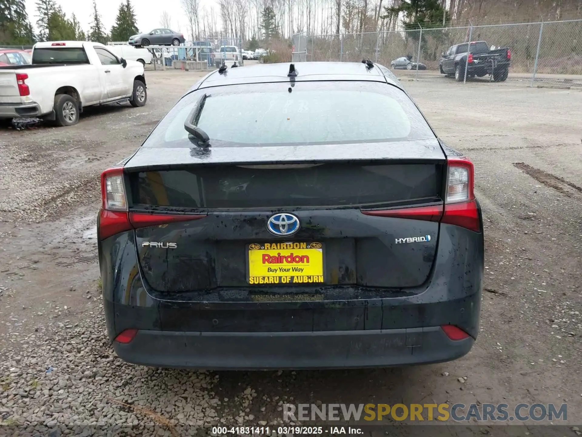 15 fotografías del automóvil dañado JTDKARFUXL3115471 TOYOTA PRIUS 2020