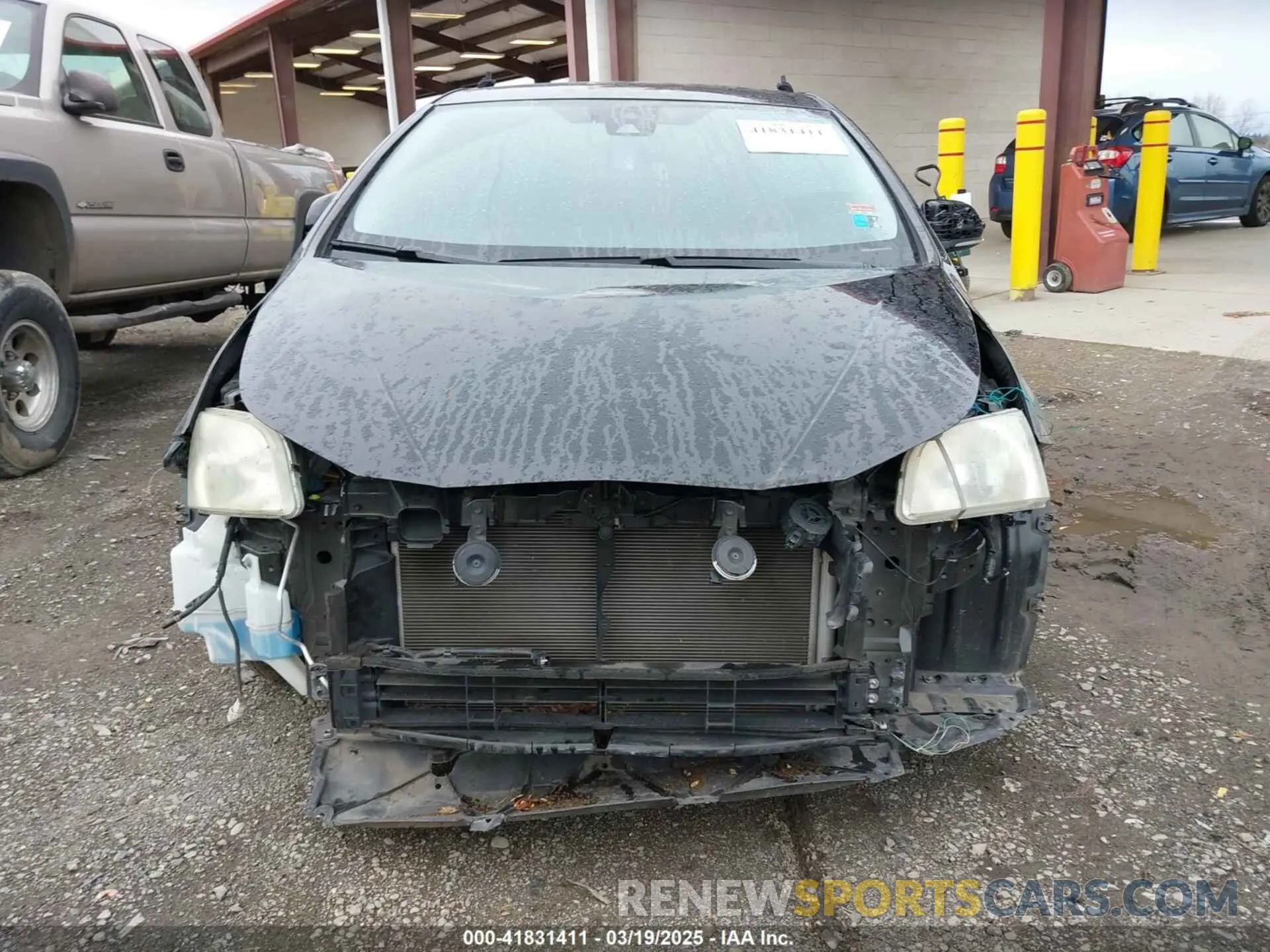 6 fotografías del automóvil dañado JTDKARFUXL3115471 TOYOTA PRIUS 2020