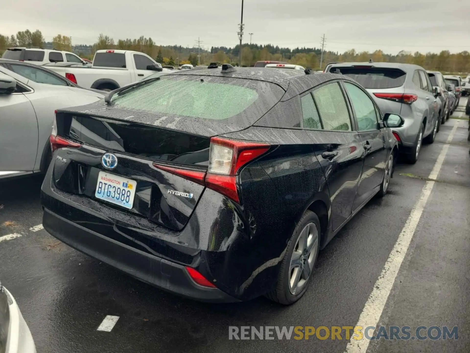 13 fotografías del automóvil dañado JTDKARFUXL3115910 TOYOTA PRIUS 2020