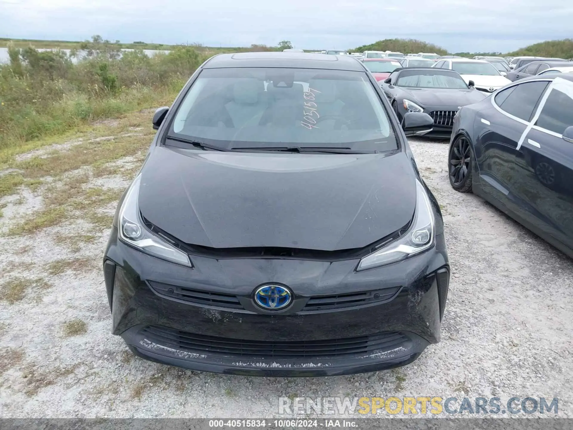 12 fotografías del automóvil dañado JTDKARFUXL3120721 TOYOTA PRIUS 2020