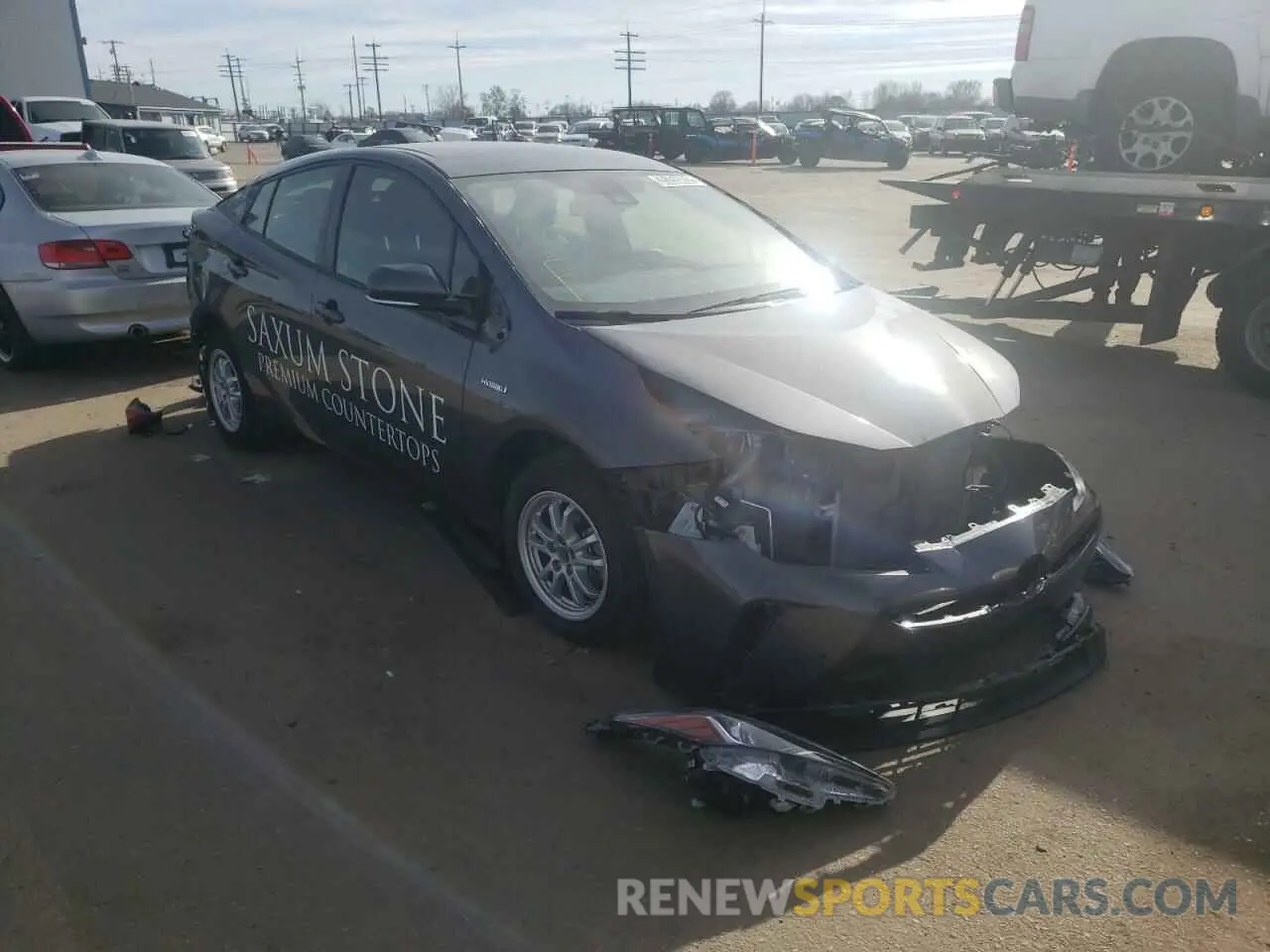 1 fotografías del automóvil dañado JTDL9RFU0L3020110 TOYOTA PRIUS 2020