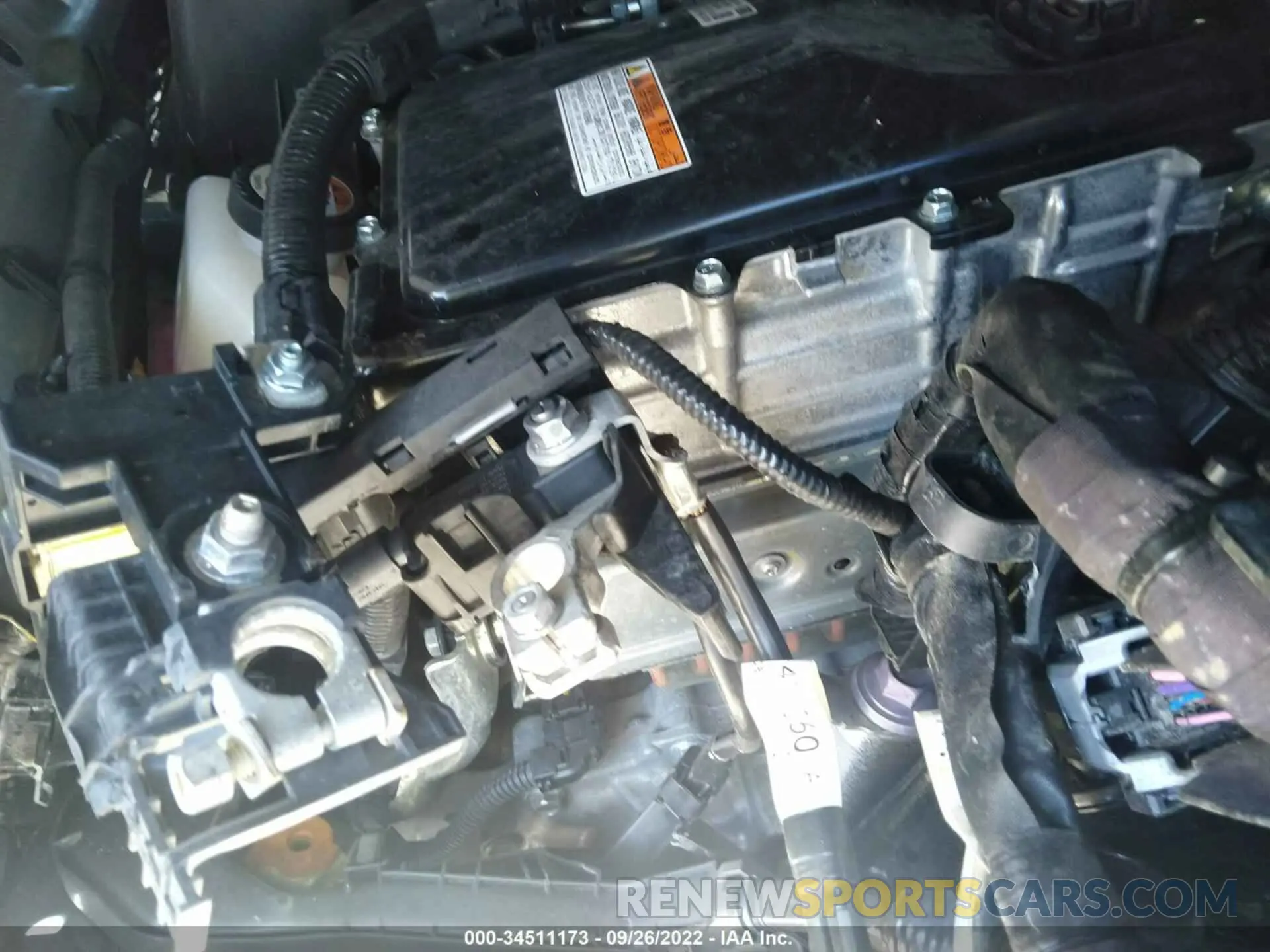 10 fotografías del automóvil dañado JTDL9RFU1L3015031 TOYOTA PRIUS 2020