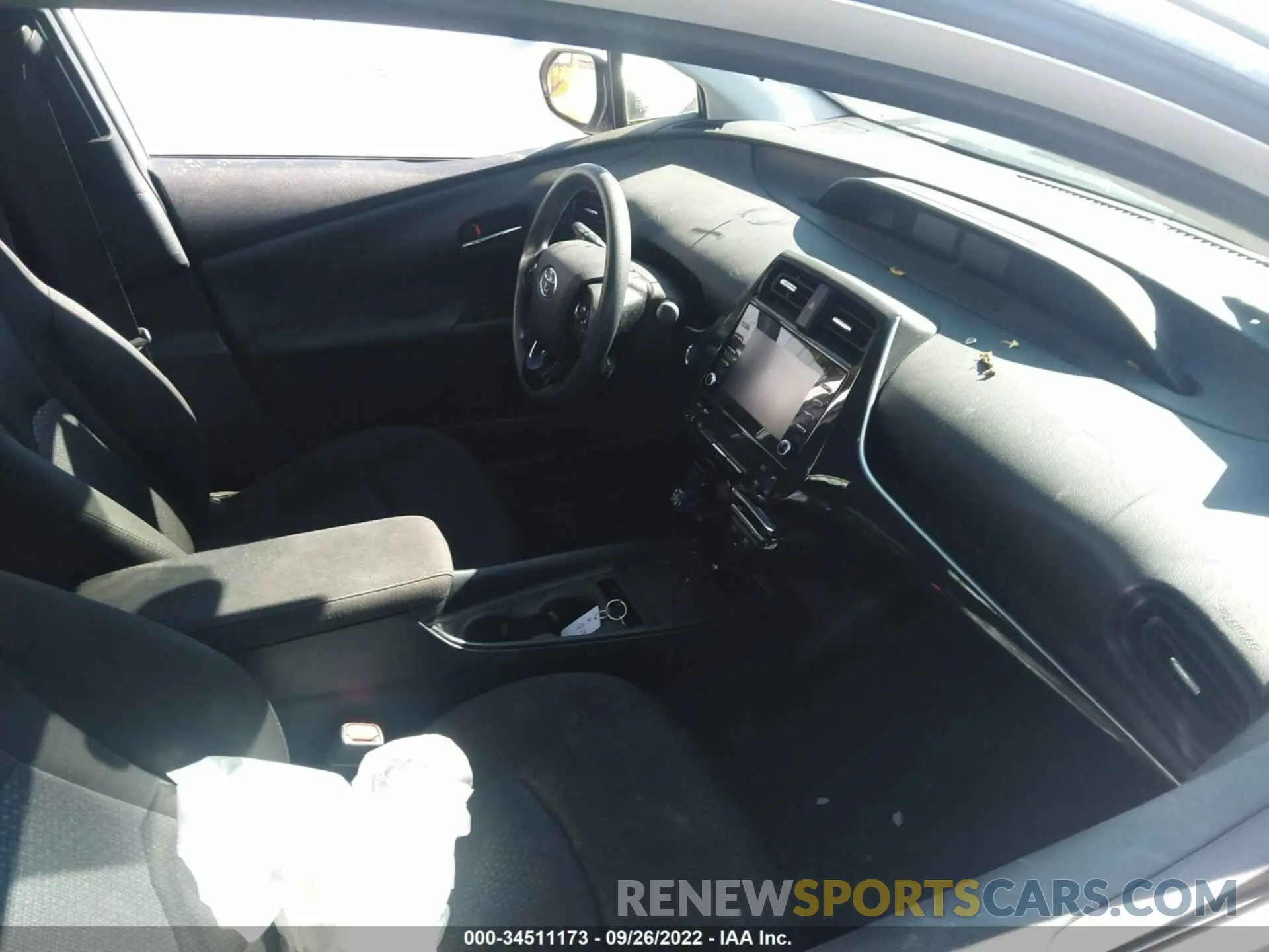 5 fotografías del automóvil dañado JTDL9RFU1L3015031 TOYOTA PRIUS 2020