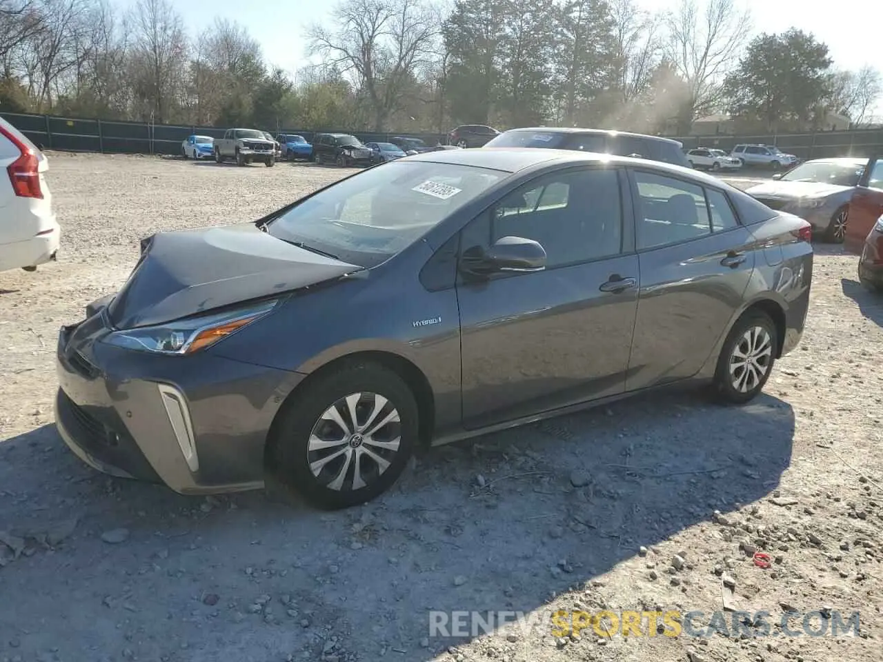 1 fotografías del automóvil dañado JTDL9RFU1L3017099 TOYOTA PRIUS 2020