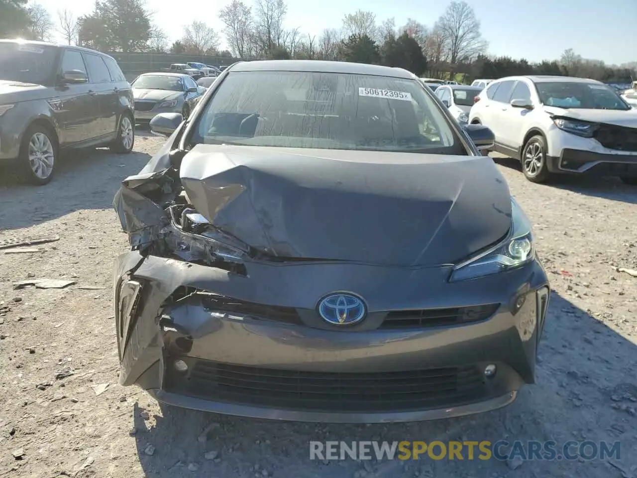 5 fotografías del automóvil dañado JTDL9RFU1L3017099 TOYOTA PRIUS 2020
