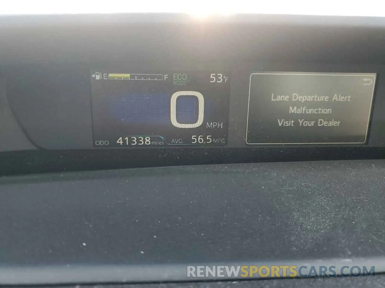 9 fotografías del automóvil dañado JTDL9RFU1L3017099 TOYOTA PRIUS 2020