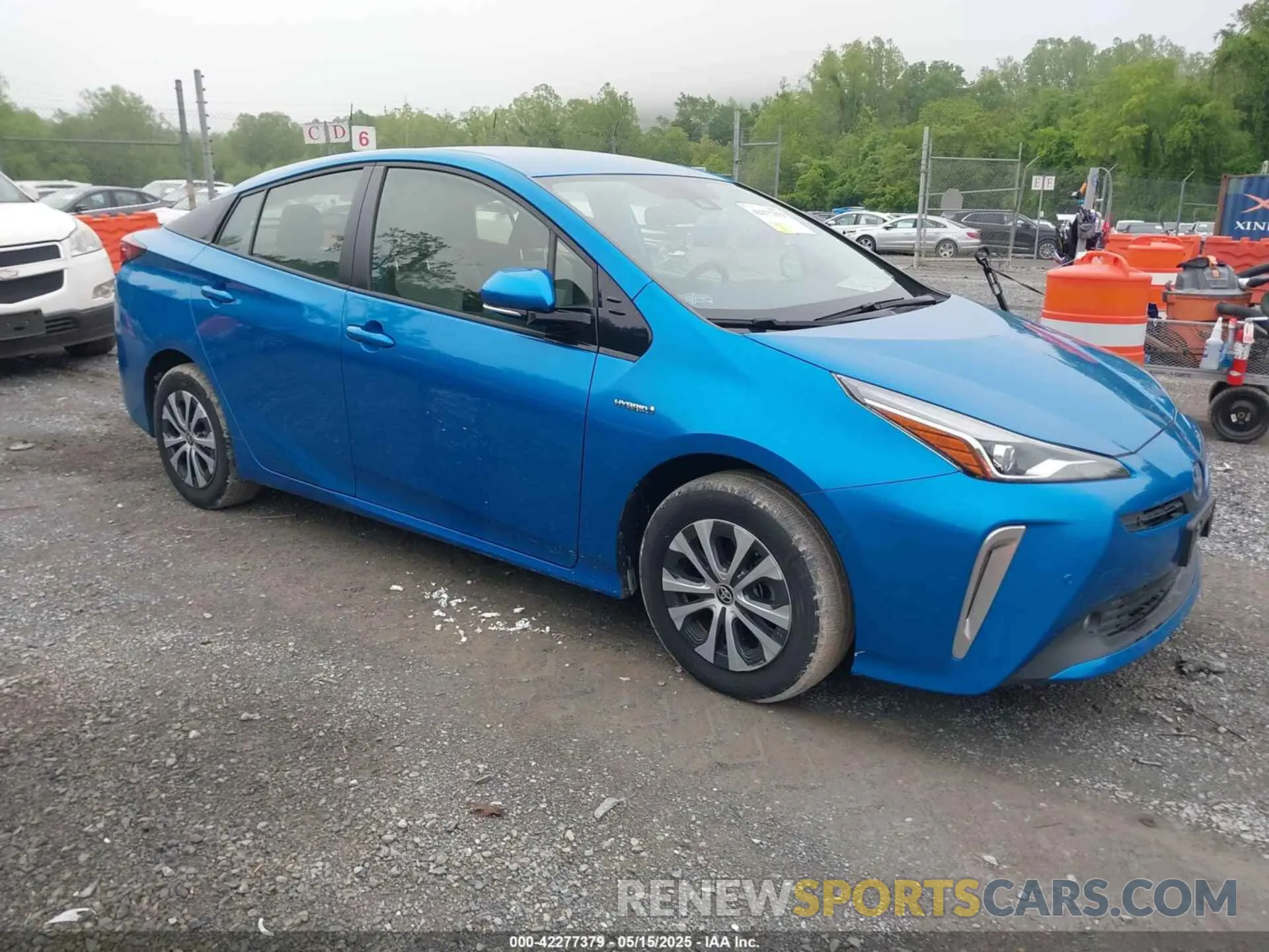 1 fotografías del automóvil dañado JTDL9RFU1L3017703 TOYOTA PRIUS 2020