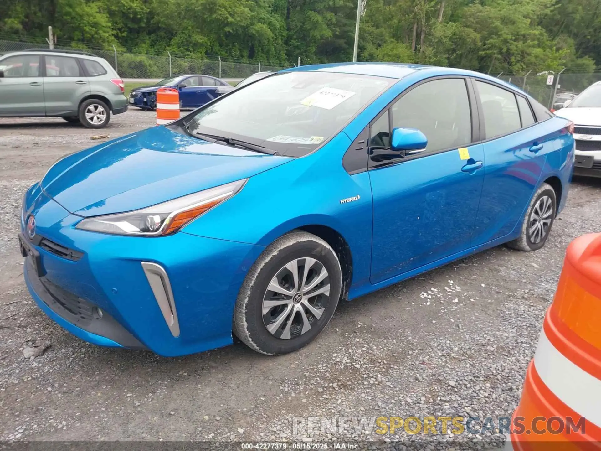 2 fotografías del automóvil dañado JTDL9RFU1L3017703 TOYOTA PRIUS 2020