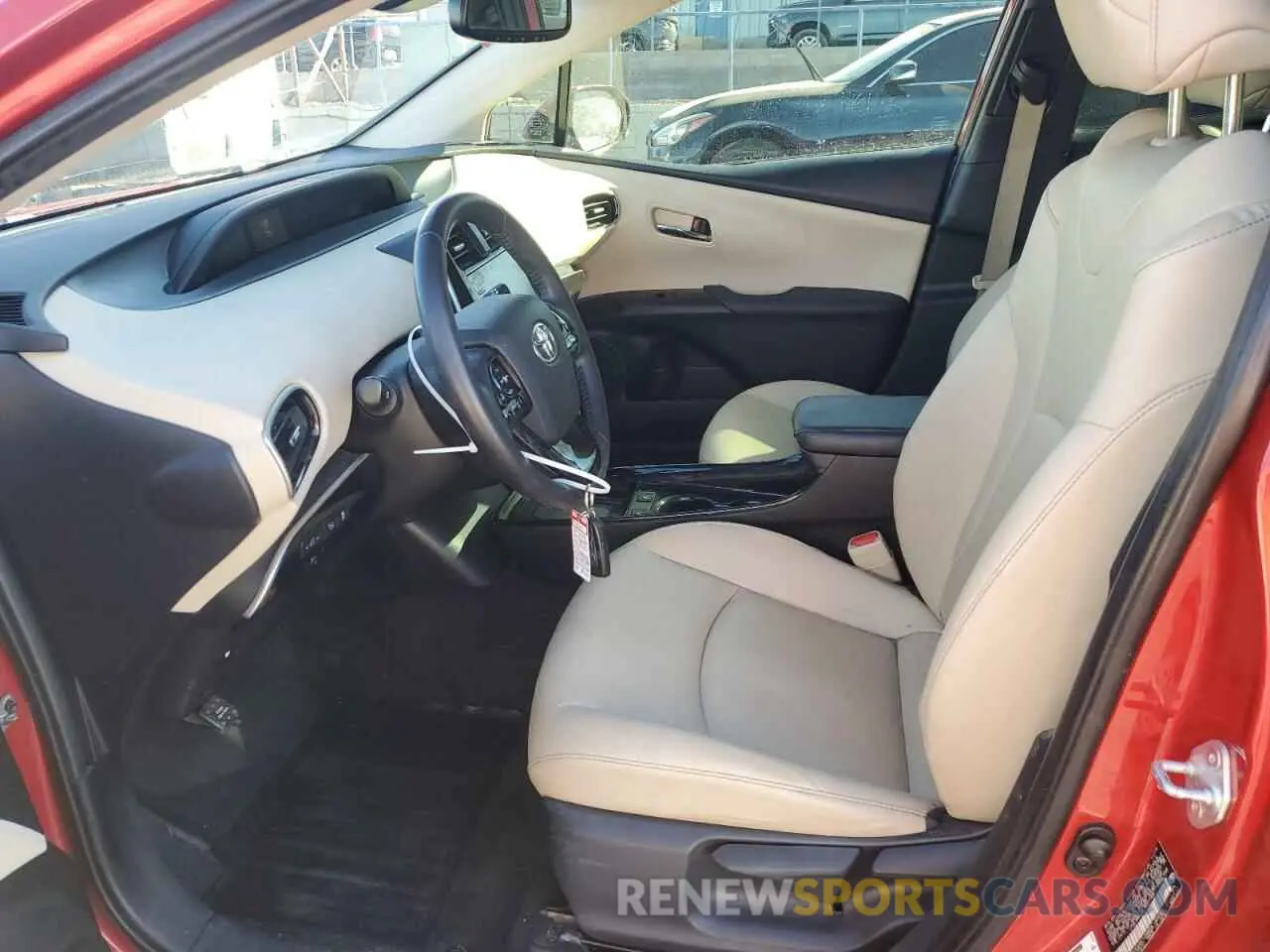 7 fotografías del automóvil dañado JTDL9RFU2L3017189 TOYOTA PRIUS 2020