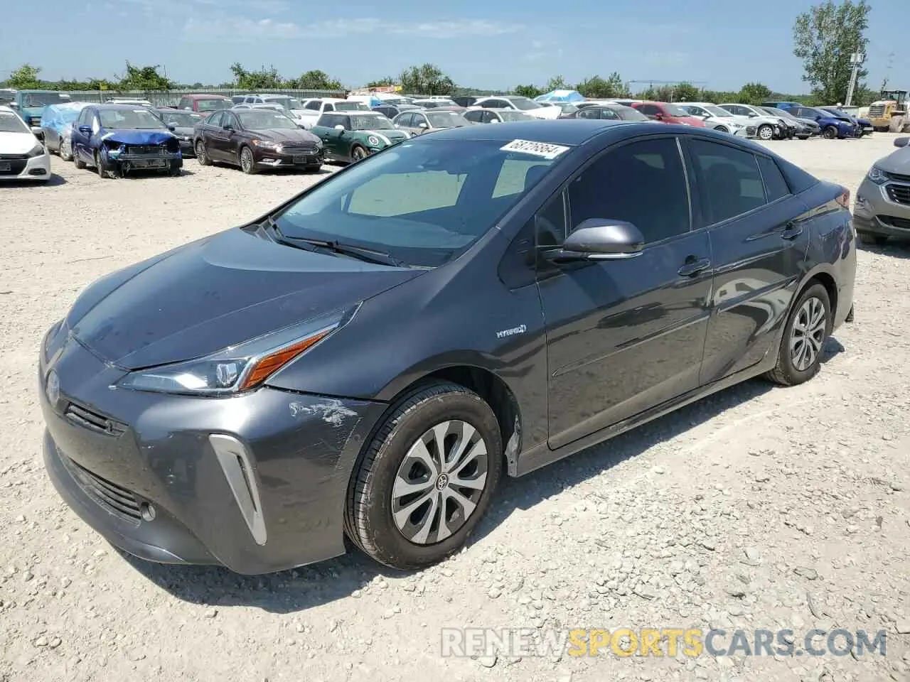 1 fotografías del automóvil dañado JTDL9RFU5L3018403 TOYOTA PRIUS 2020