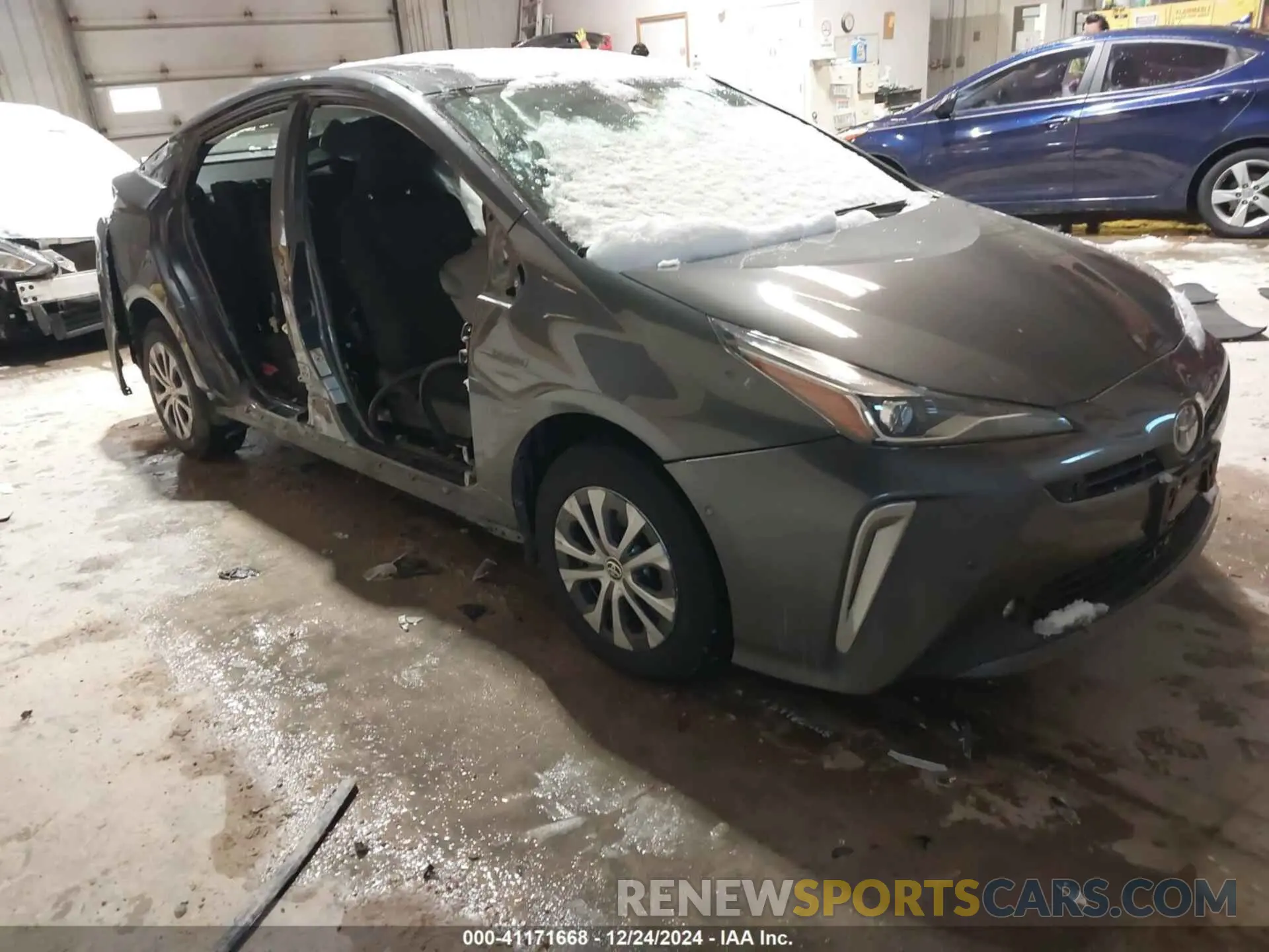 1 fotografías del automóvil dañado JTDL9RFU5L3020409 TOYOTA PRIUS 2020