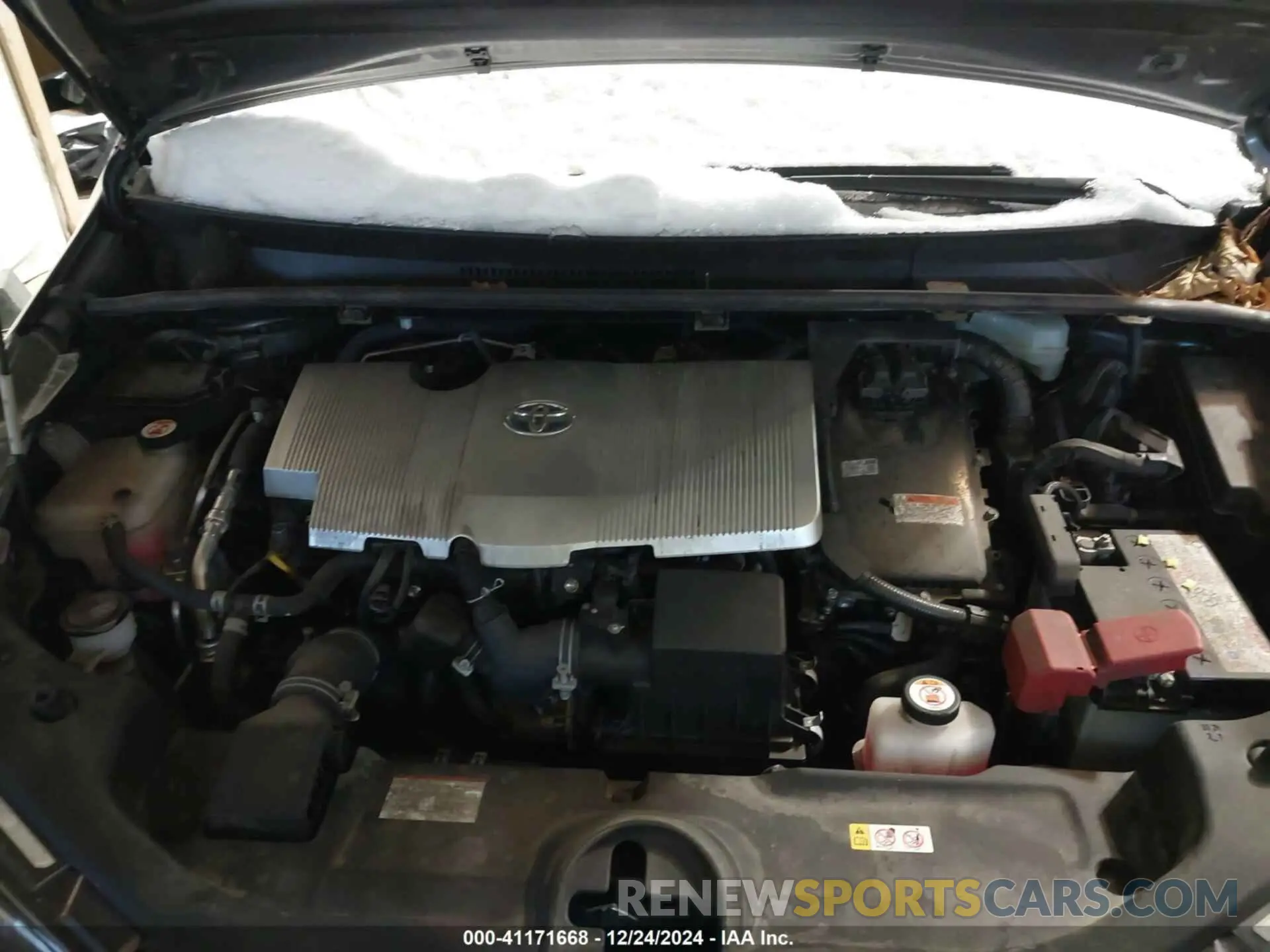 10 fotografías del automóvil dañado JTDL9RFU5L3020409 TOYOTA PRIUS 2020