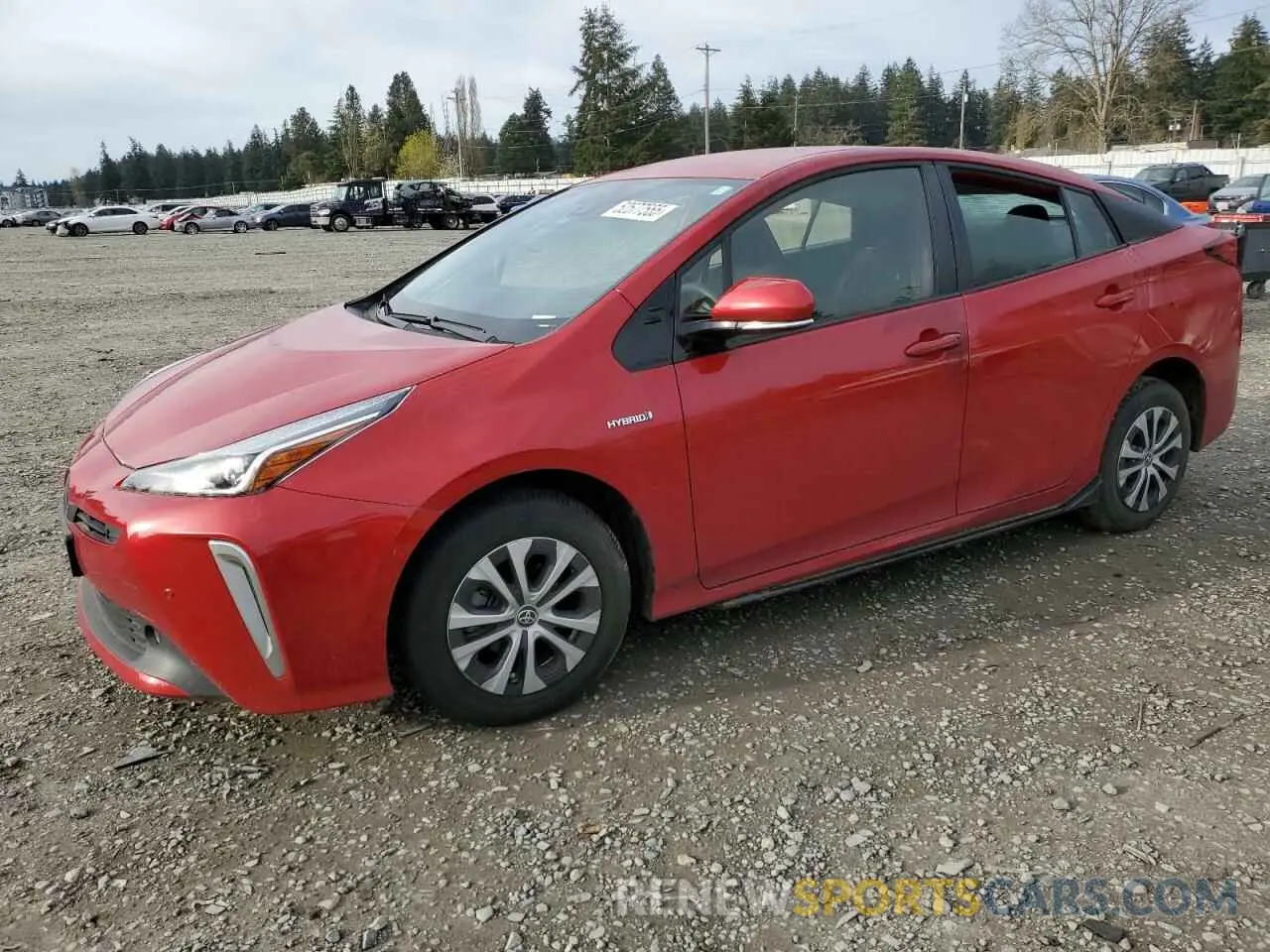1 fotografías del automóvil dañado JTDL9RFU6L3019320 TOYOTA PRIUS 2020