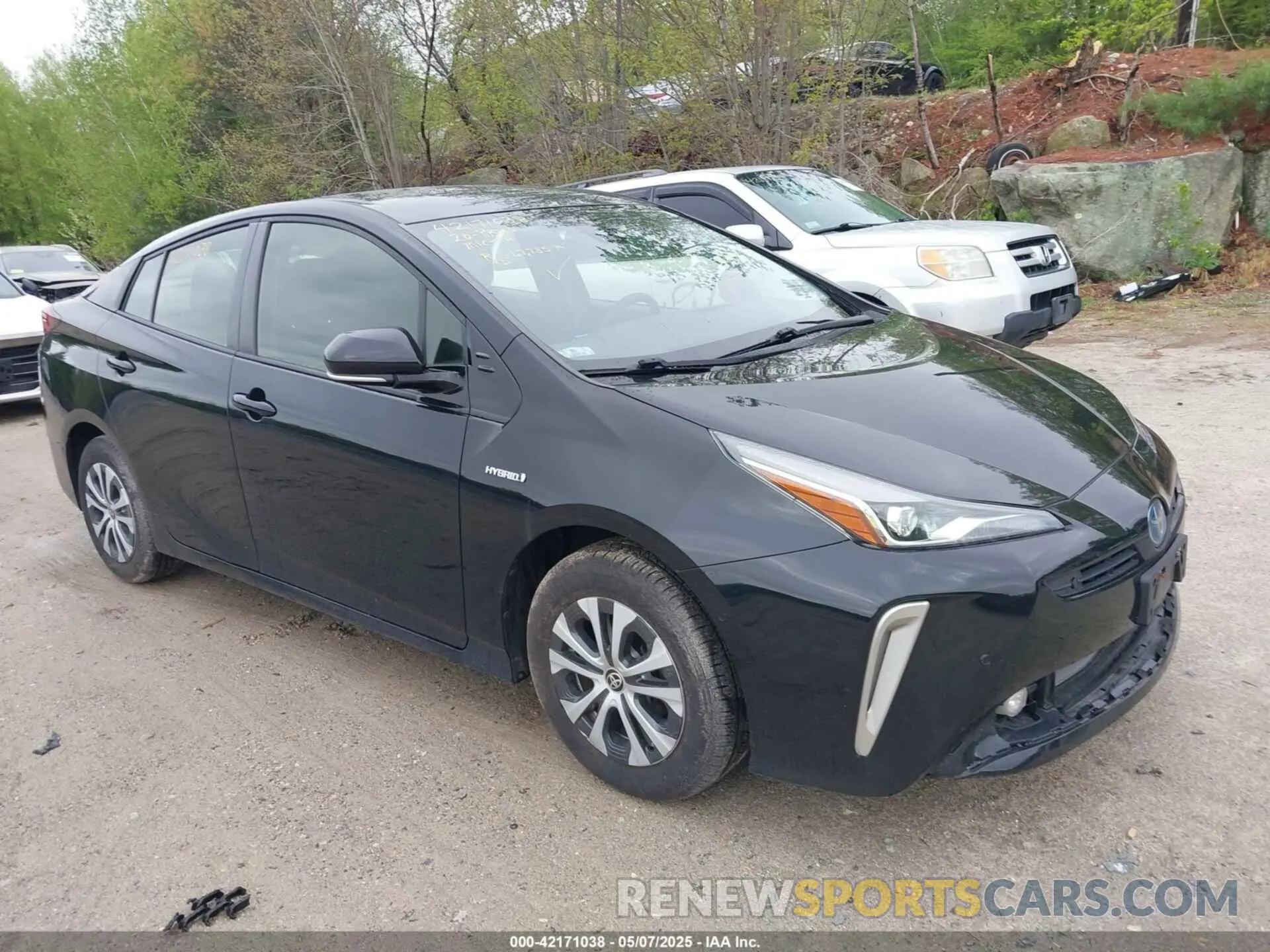 1 fotografías del automóvil dañado JTDL9RFU8L3014930 TOYOTA PRIUS 2020