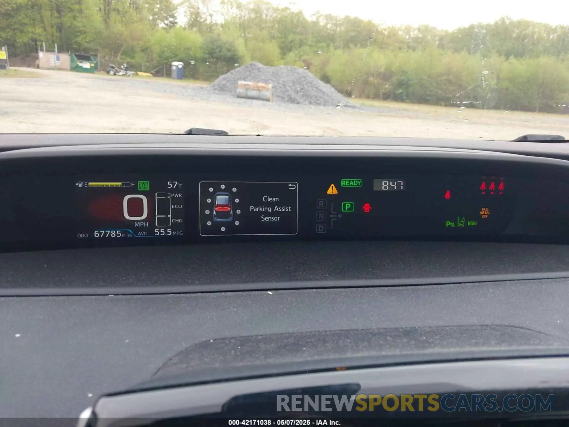 7 fotografías del automóvil dañado JTDL9RFU8L3014930 TOYOTA PRIUS 2020