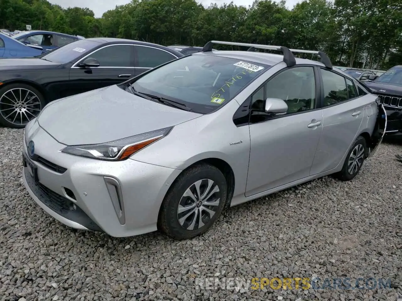 1 fotografías del automóvil dañado JTDL9RFU8L3015415 TOYOTA PRIUS 2020
