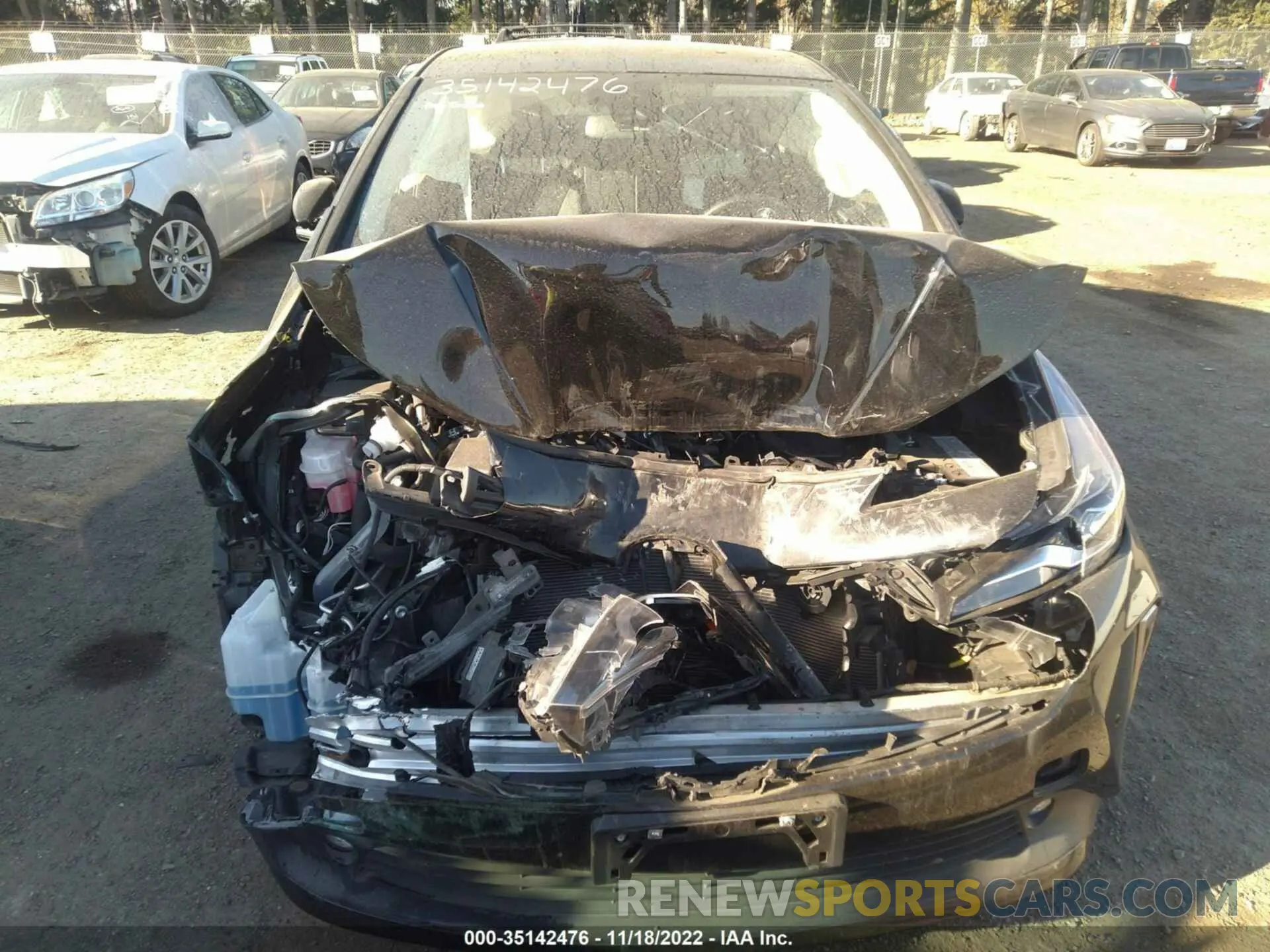 6 fotografías del automóvil dañado JTDL9RFU9L3022096 TOYOTA PRIUS 2020