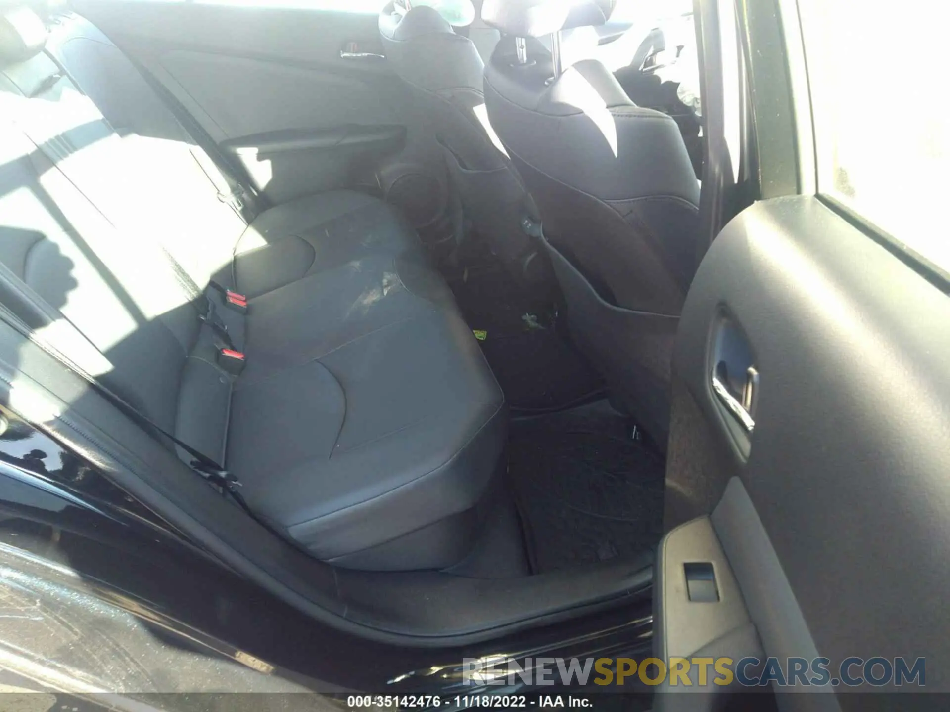 8 fotografías del automóvil dañado JTDL9RFU9L3022096 TOYOTA PRIUS 2020