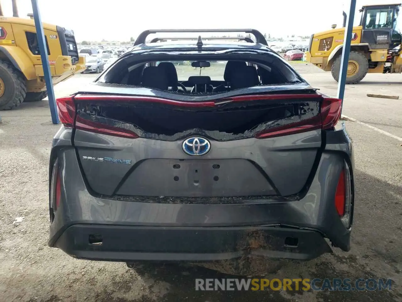 6 fotografías del automóvil dañado JTDKAMFP0M3182773 TOYOTA PRIUS 2021