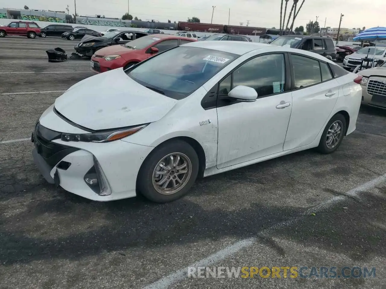 1 fotografías del automóvil dañado JTDKAMFP0M3183972 TOYOTA PRIUS 2021