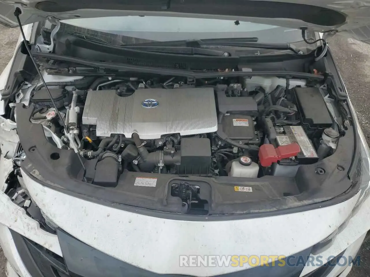 11 fotografías del automóvil dañado JTDKAMFP0M3183972 TOYOTA PRIUS 2021
