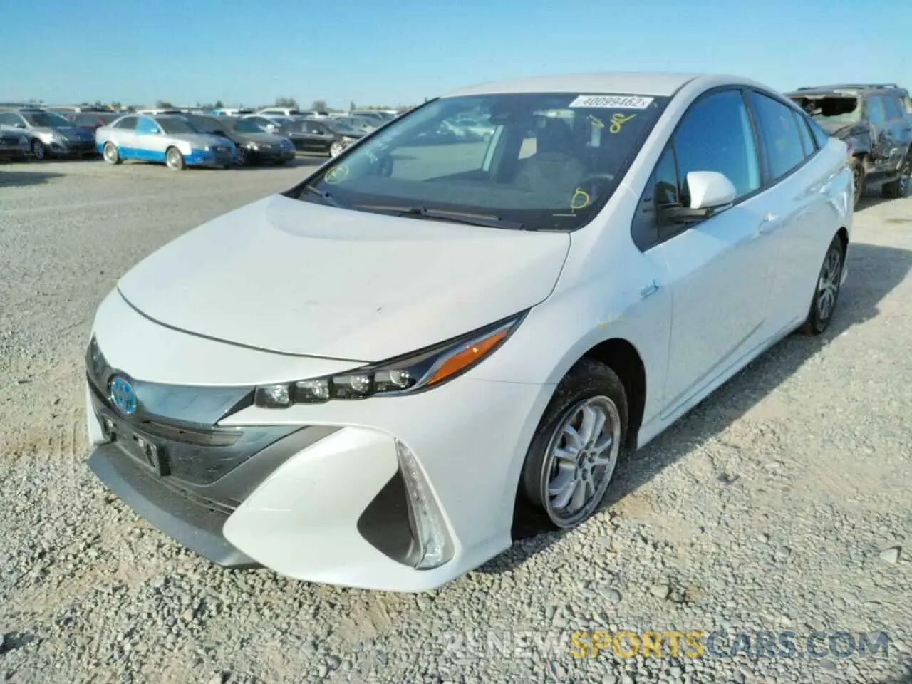 2 fotografías del automóvil dañado JTDKAMFP0M3189254 TOYOTA PRIUS 2021