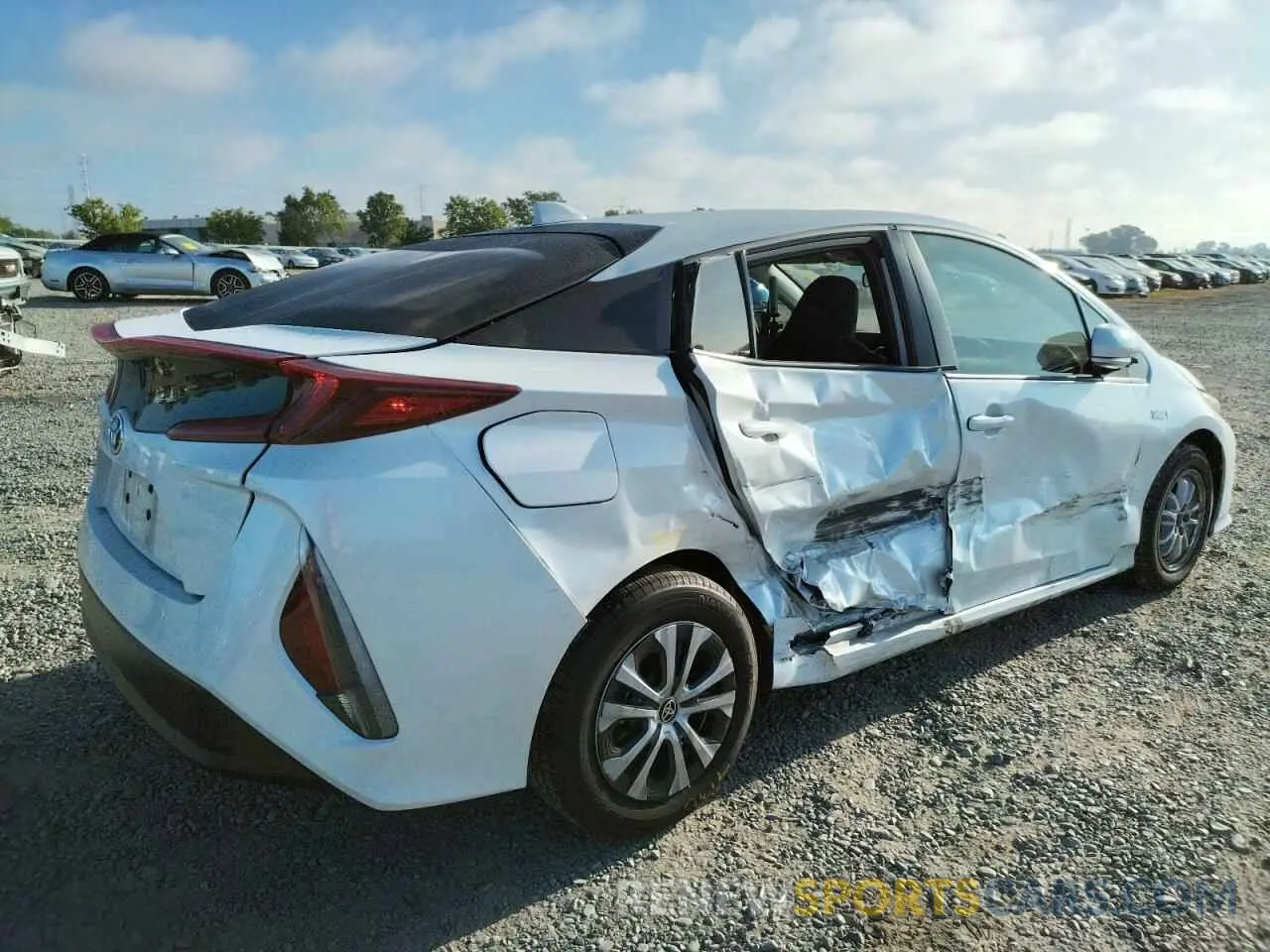9 fotografías del automóvil dañado JTDKAMFP0M3189254 TOYOTA PRIUS 2021
