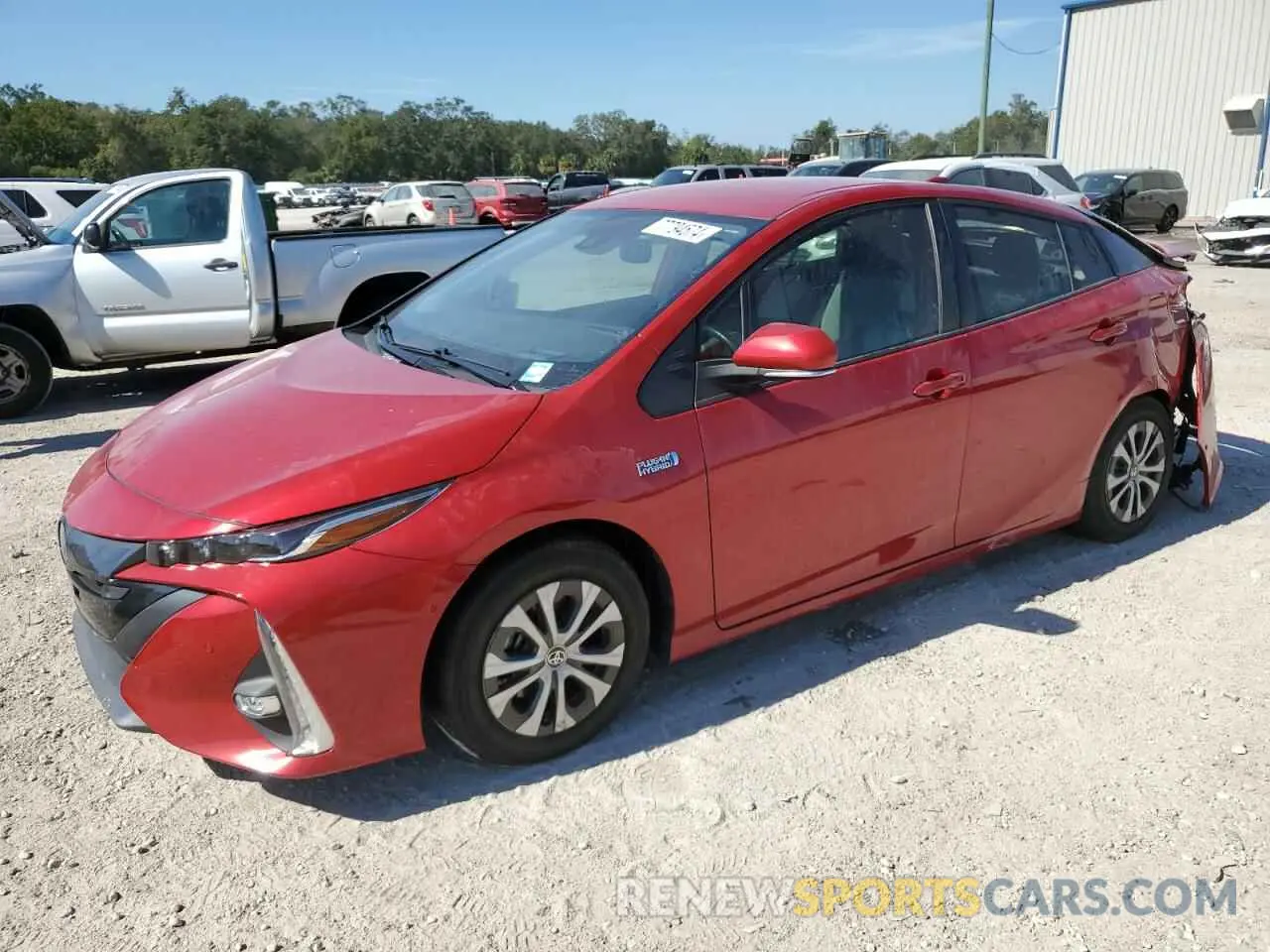 1 fotografías del automóvil dañado JTDKAMFP0M3190260 TOYOTA PRIUS 2021