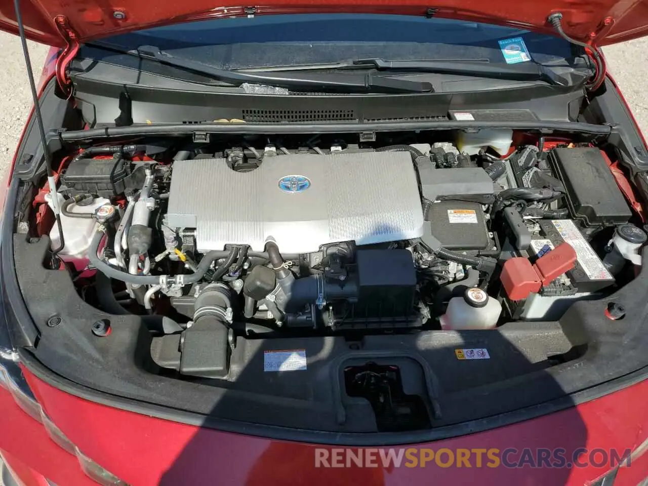 11 fotografías del automóvil dañado JTDKAMFP0M3190260 TOYOTA PRIUS 2021