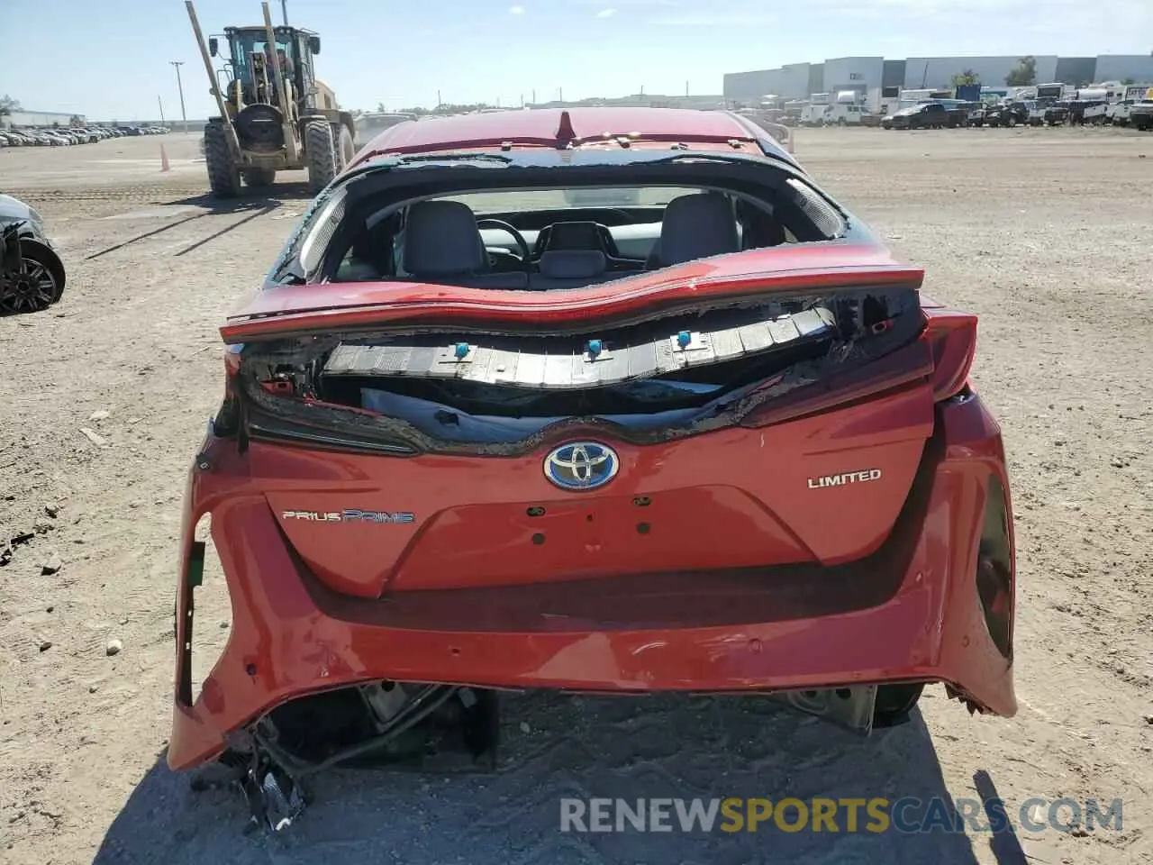 6 fotografías del automóvil dañado JTDKAMFP0M3190260 TOYOTA PRIUS 2021