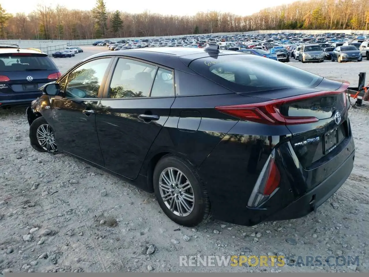 3 fotografías del automóvil dañado JTDKAMFP0M3190663 TOYOTA PRIUS 2021