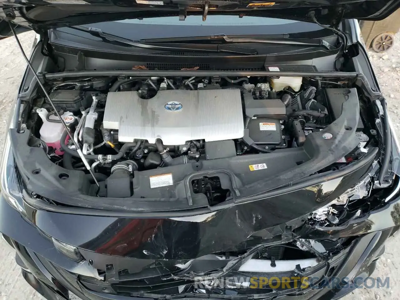 7 fotografías del automóvil dañado JTDKAMFP0M3190663 TOYOTA PRIUS 2021