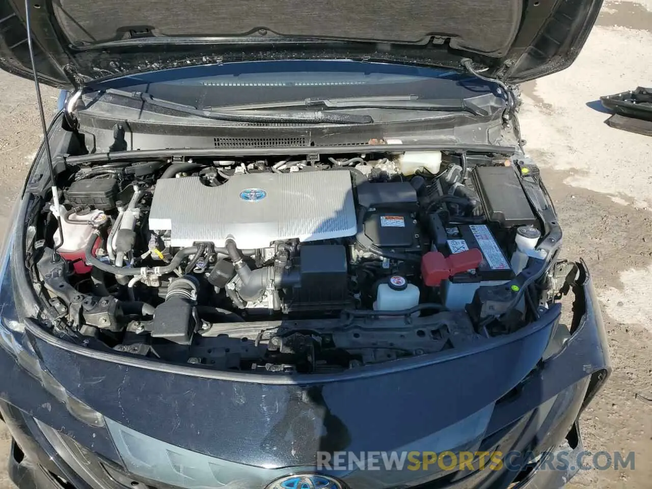 11 fotografías del automóvil dañado JTDKAMFP0M3193904 TOYOTA PRIUS 2021