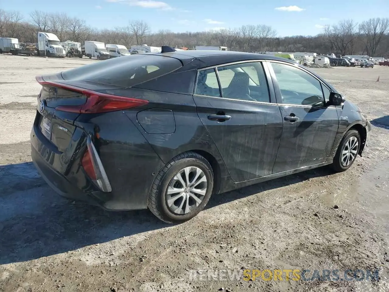 3 fotografías del automóvil dañado JTDKAMFP0M3193904 TOYOTA PRIUS 2021