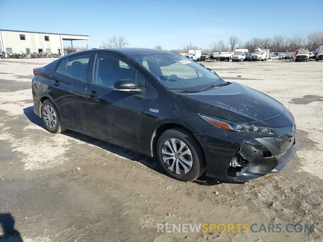 4 fotografías del automóvil dañado JTDKAMFP0M3193904 TOYOTA PRIUS 2021