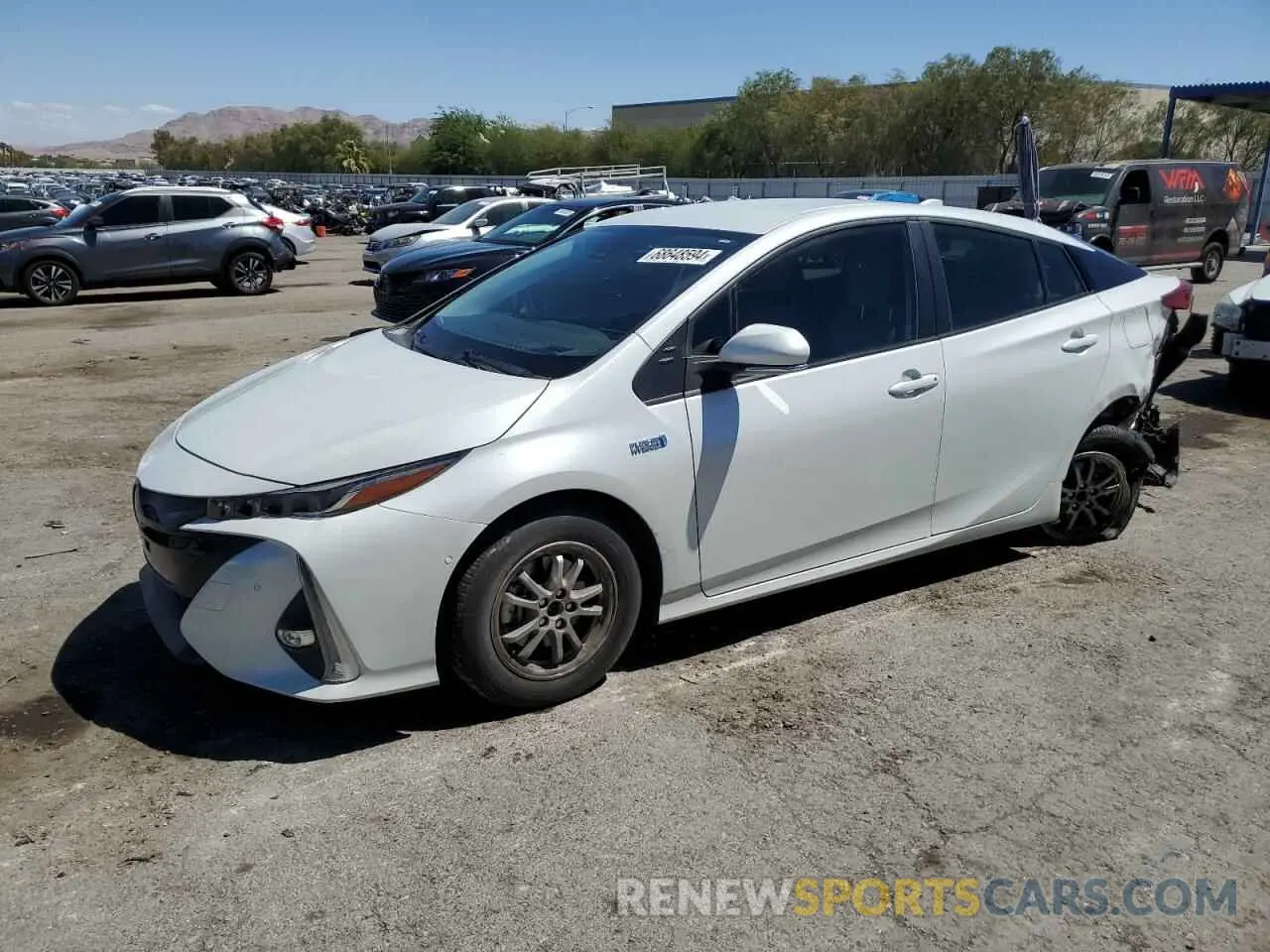 1 fotografías del automóvil dañado JTDKAMFP1M3167960 TOYOTA PRIUS 2021