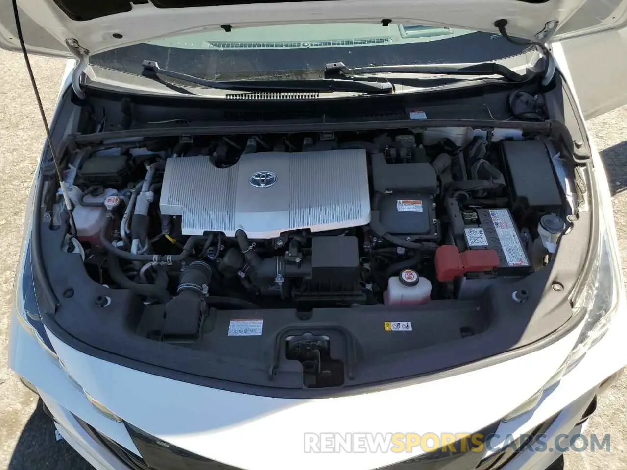 11 fotografías del automóvil dañado JTDKAMFP1M3167960 TOYOTA PRIUS 2021