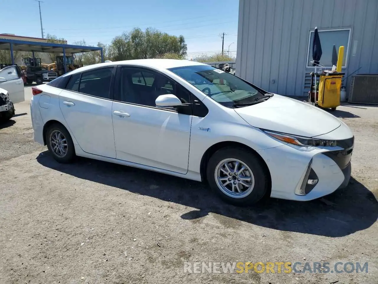 4 fotografías del automóvil dañado JTDKAMFP1M3167960 TOYOTA PRIUS 2021