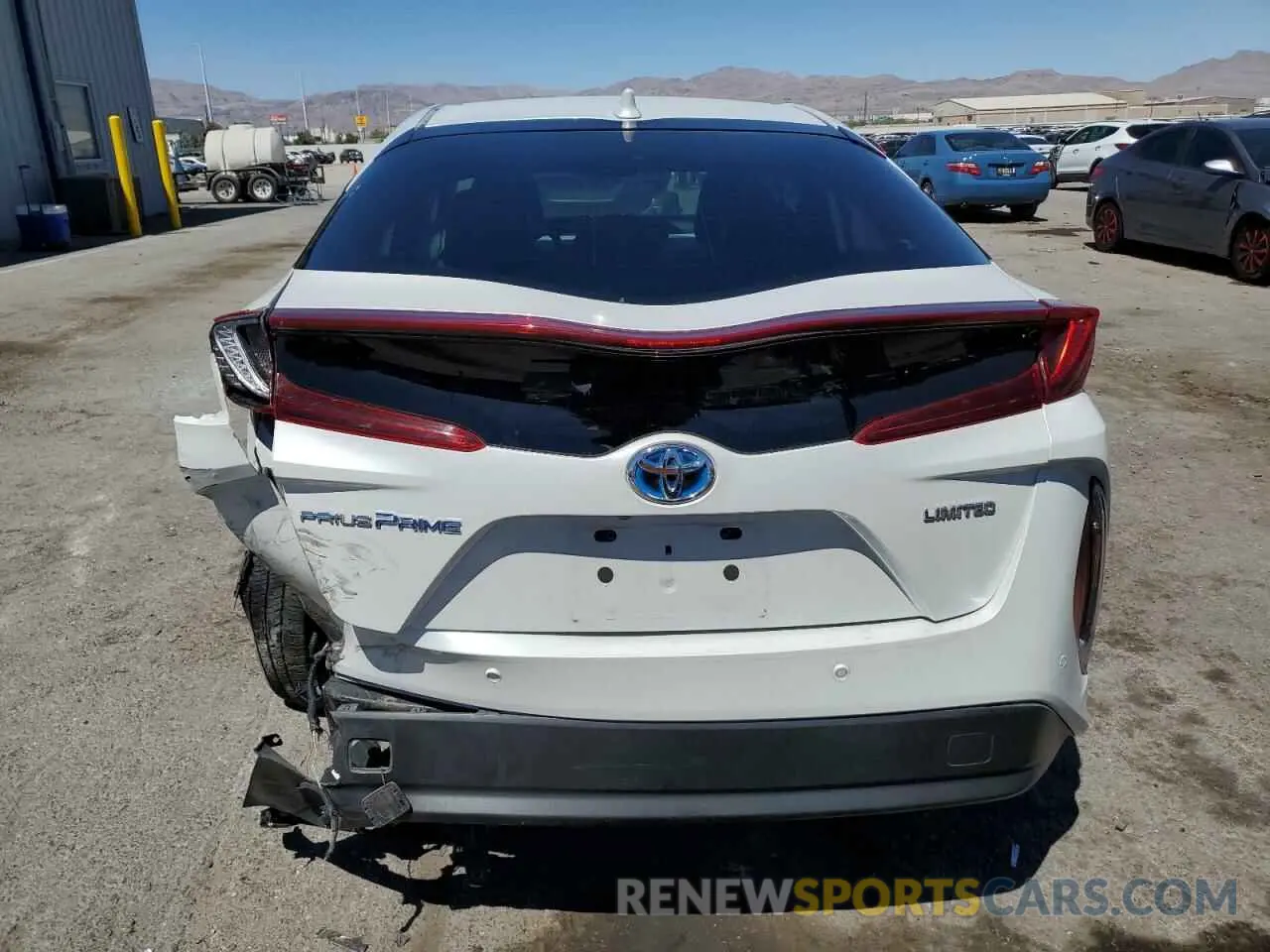6 fotografías del automóvil dañado JTDKAMFP1M3167960 TOYOTA PRIUS 2021