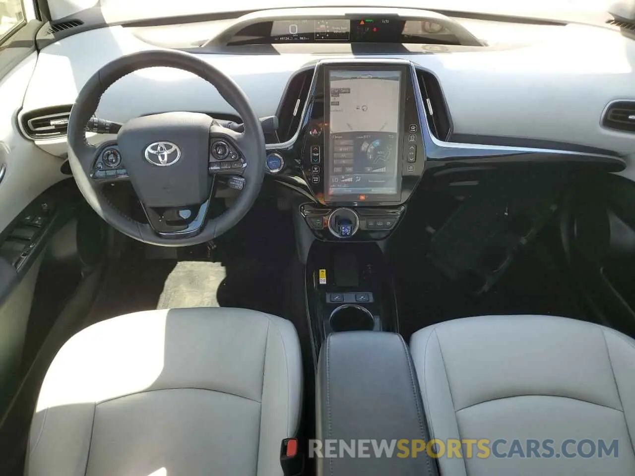 8 fotografías del automóvil dañado JTDKAMFP1M3167960 TOYOTA PRIUS 2021