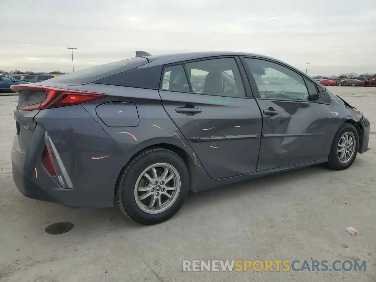 3 fotografías del automóvil dañado JTDKAMFP1M3182202 TOYOTA PRIUS 2021